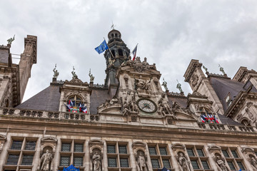 Wall Mural - City hall of the XIX century. Paris 