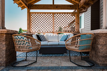 Outdoor Pergola And Modern Luxury Patio Furniture Design