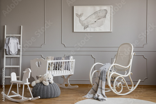 whale rocking horse
