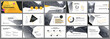 © GraphicPapa - Presentation template, orange and black infographic elements. Vector slide template for business project presentations and marketing.