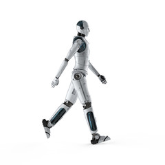 Robot walking full body