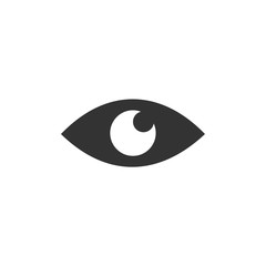 Poster - Eye icon vector. Look and Vision symbol. Eye logo design inspiration