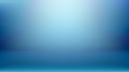 Leinwandbilder - Simple blue studio background used as display your products montage design backdrop