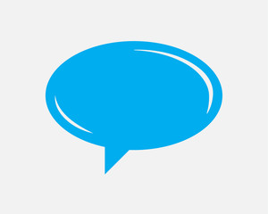 Talk bubble speech icon. Blank empty bubbles vector design elements. Chat on line symbol template. Dialogue balloon sticker silhouette.