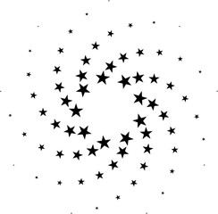 Naklejka retro sztuka wzór gwiazda ornament