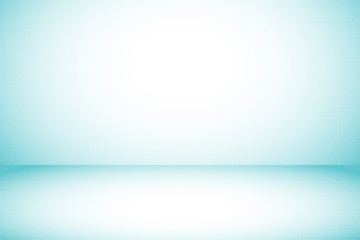 Poster - Simple blue studio fabric background used as gradient display your products montage design backdrop