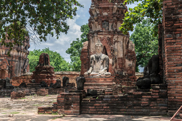 Buddha, Ayutthaya Historical Park in Thailand