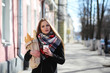 © alexkich - Girl on a walk in sunny weather