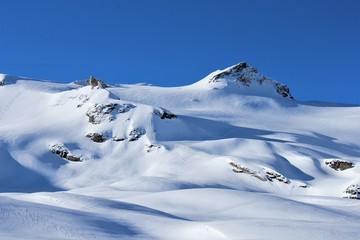 Poster - ski de randonnée dans le haut val de Rhêmes