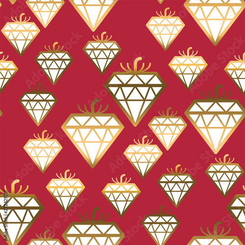 Luxury geometry strawberry ...