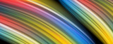 Fototapeta Tęcza - Flowing liquid colors - modern colorful flow poster. Wave liquid shapes. Art design for your design project