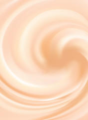 Vector background of swirling pink texture