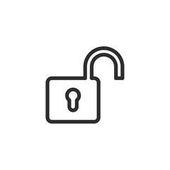 Poster - Lock icon vector. Encryption icon. Lock Icon in trendy flat style isolated. Security symbol logo design inspiration