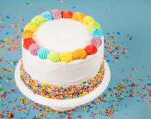 Birthday Cake With Sprinkles