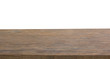 © Achira22 - Empty dark wood table top isolated on white background with clipping path and copy space for display or montage your products