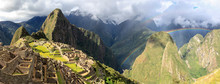 Rainbow Over Machu Picchu. Peru
