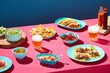 © 365mm/Stocksy - Party table with beer and Mexican food