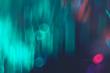 Turquoise and Pink Blur...