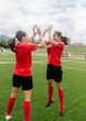 © Marco Govel/Stocksy - Female soccer players