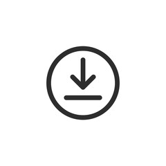 Aufkleber - download icon for creating button. bar and web app icons. download now symbol