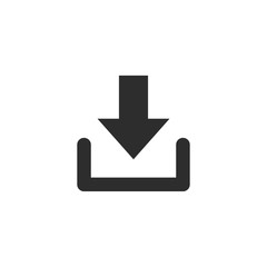 Leinwandbilder - download icon for creating button. bar and web app icons. download now symbol