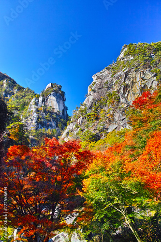 紅葉シーズンの山梨 甲府市にある昇仙峡の景観 Stock Photo Adobe Stock