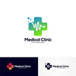 medical tech logo designs template, healthcare logo designs