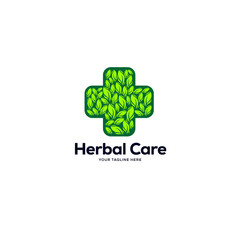 Wall Mural - herb health logo designs template, healthcare logo designs