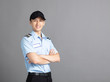 © Tom Wang - Portrait Of Asian Male Security Guard