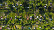 Tiny Plot Gardens, Ecology in big City, Aerial View