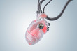 © Viaframe - Artificial heart glass - landscape
