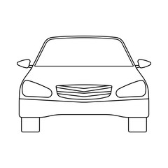 Wall Mural - Sedan Car Icon