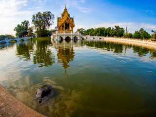 Bang Pa-In Royal Palace in Ayuthaya, Thailand