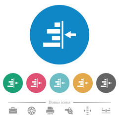 Poster - Increase right indentation of content flat round icons