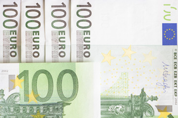 Euro banknote. euro currency bills.saving and making money concept