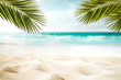 Summer background of beach and free space for your decoration. 