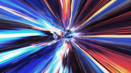 Wall Mural - time vortex. time tunnel. time travel