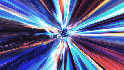 Wall Mural - time vortex. time tunnel. time travel