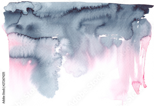 Soft Pink Navy Blue Watercolor Texture Grey Blush Background Buy