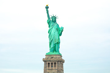 Statue of Liberty National Monument. Sculpture by Frédéric Auguste Bartholdi. Manhattan. New York. USA. 