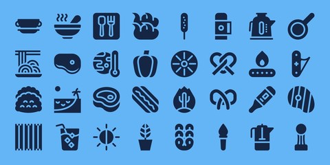 Sticker - hot icon set