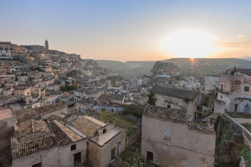 Canvas Print - Matera village, Italy