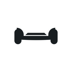 Wall Mural - hoverboard vector icon