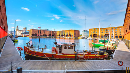 Canvas Print - Royal Albert Dock in Liverpool, UK