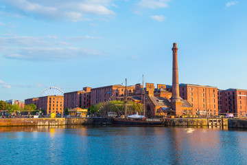 Canvas Print - Royal Albert Dock in Liverpool, UK