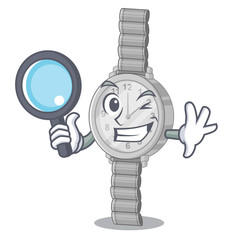 Wall Mural - Detective wristwatch in the a character shape