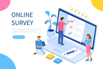 Wall Mural - online survey