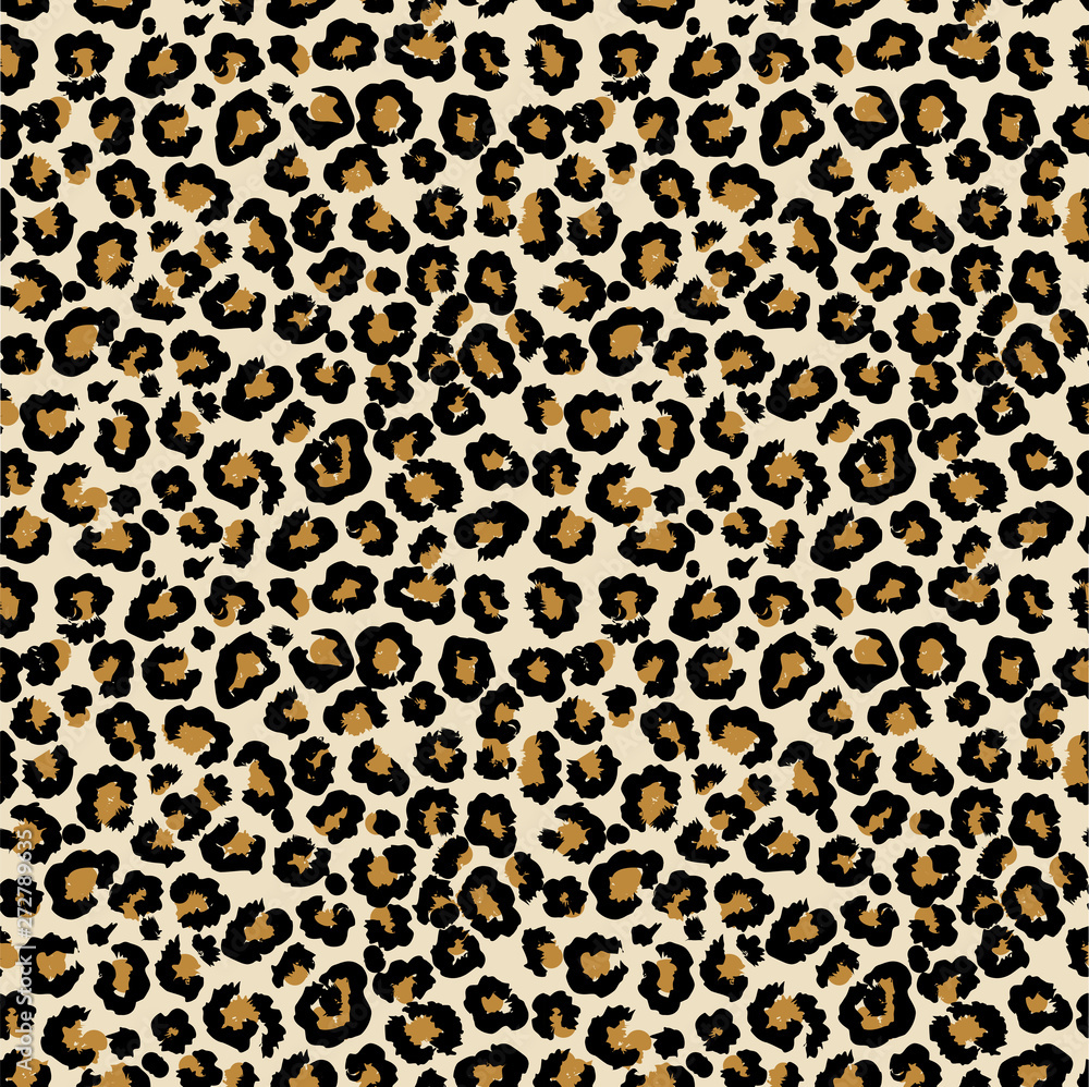 Papel de parede Leopard vector seamless pattern