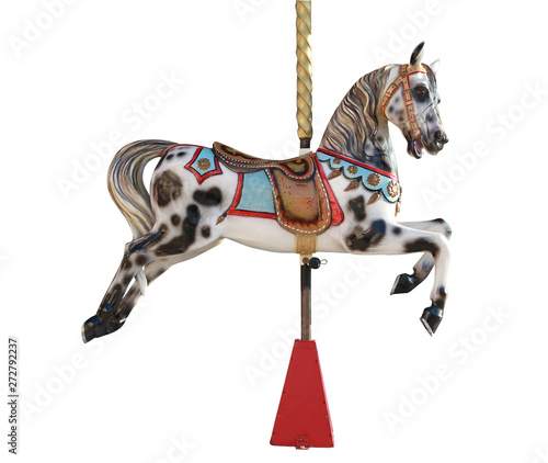 Fotomural Cheval de bois d'un carrousel