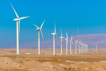 Wind Turbine Farm - Renewable, Sustainable And Alternative Energy